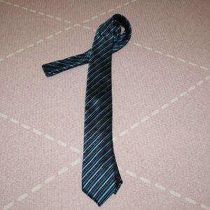 Men’s Alfani Blue Striped Tie Dress Shirt